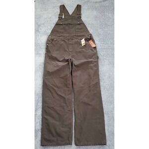 Levi's Overalls Men's Size 36X34 Canvas WORKWEAR JEANS Gray NEW